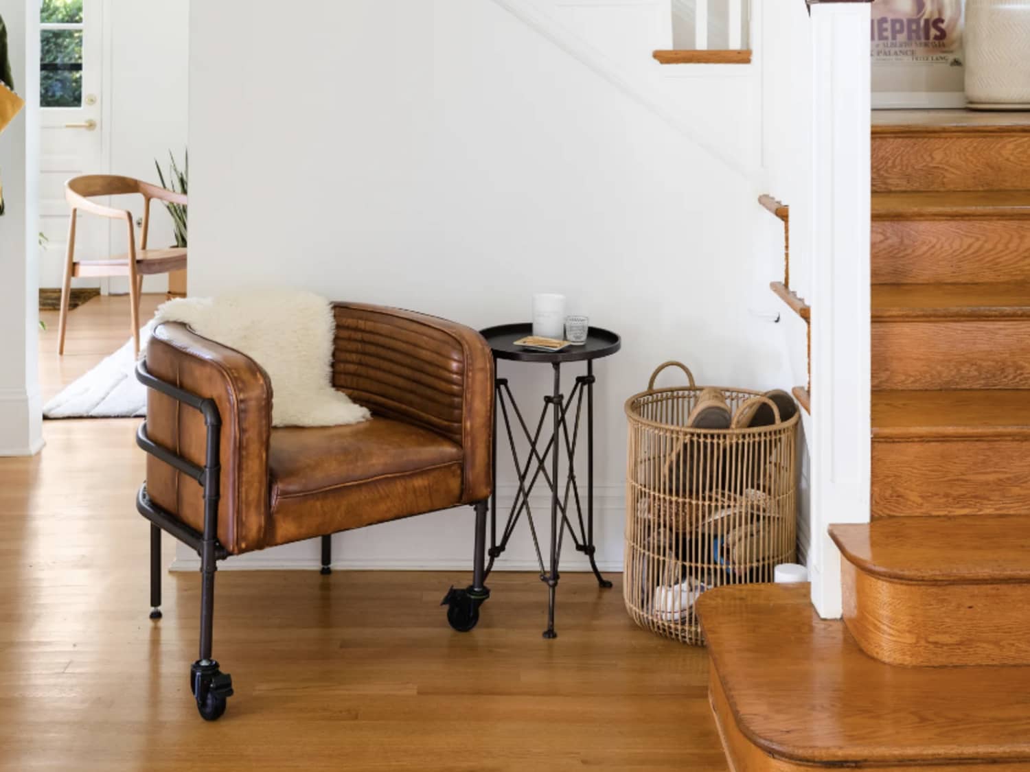 Try a Large Basket to Store Shoes in Your Entryway Apartment Therapy